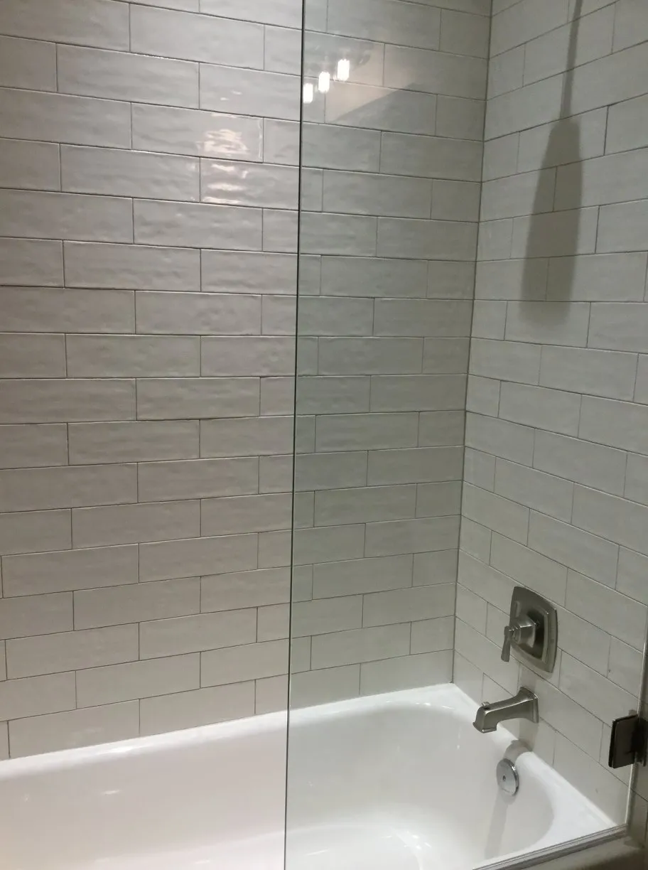 Custom bathroom tile installation along the Gulf Coast